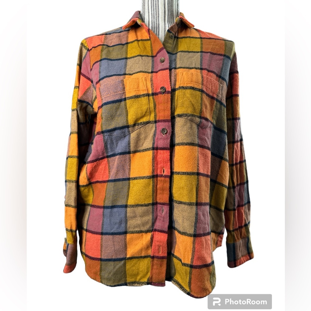 Madewell Long Sleeve Button down with side pockets